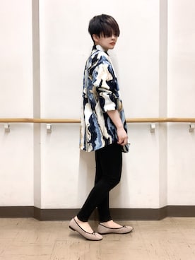 「アイテム（シューズ）」を使った、araさん（レディース・158cm）の秋コーディネート