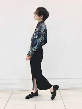 「アイテム（ジャケット/アウター）」を使った、araさん（レディース・158cm）の秋コーディネート