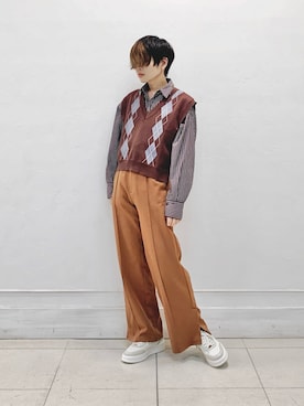 「アイテム（シューズ）」を使った、araさん（レディース・158cm）の秋コーディネート