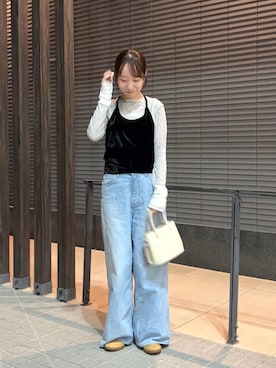 「アイテム（その他トップス）」を使った、ainoさん（レディース・156cm）の秋コーディネート