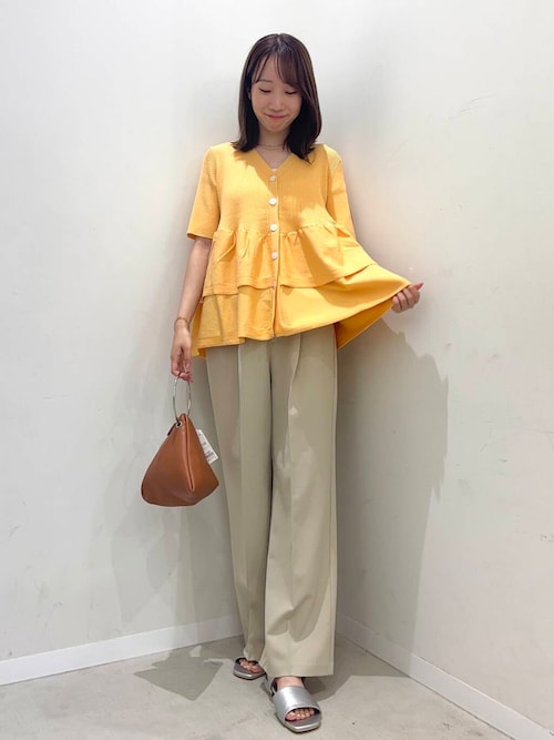 『TALLサイズ/WEB限定』センタープレスストレートパンツ