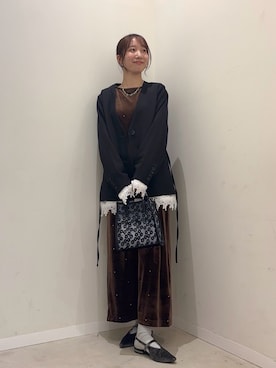 ainoさん（レディース・156cm）の冬コーディネート
