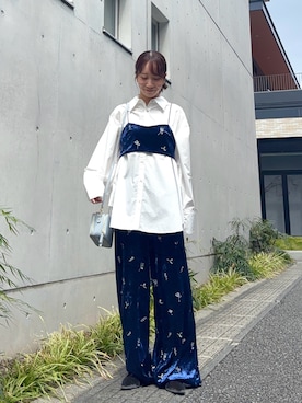 「アイテム（その他トップス）」を使った、ainoさん（レディース・156cm）の秋コーディネート