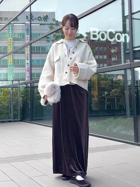 「骨格ウェーブ」｜ainoさん（レディース・156cm）の秋コーディネート