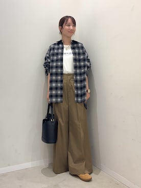 「SENSE OF PLACE by URBAN RESEARCH（センスオブプレイスバイアーバンリサーチ）のアイテム」を使った、ainoさん（レディース・156cm）の秋コーディネート