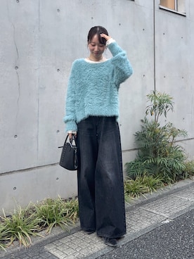 「SENSE OF PLACE by URBAN RESEARCH（センスオブプレイスバイアーバンリサーチ）のアイテム（Tシャツ/カットソー）」を使った、ainoさん（レディース・156cm）の秋コーディネート