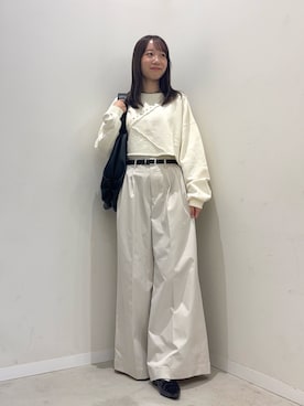 「アイテム（チノパンツ）」を使った、ainoさん（レディース・156cm・20代）の冬コーディネート