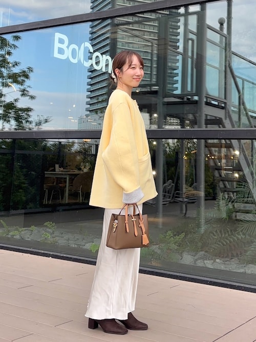 バイカラーニットコート（その他アウター）｜SENSE OF PLACE by