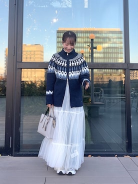 「イエベ春」｜ainoさん（レディース・156cm）の冬コーディネート