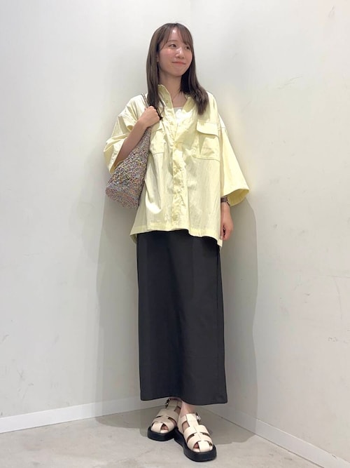 『WEB/一部店舗限定サイズ』ストレッチサスツキハイウエストスカート