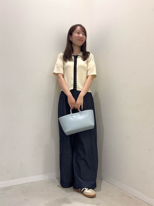 バイカラーエリツキホックニット(ニット/セーター)|SENSE OF PLACE バイカラーエリツキホックニット(ニット/セーター)|SENSE OF PLACE