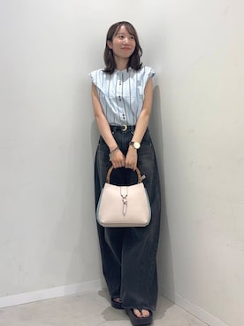 「SMELLY（スメリー）のアイテム」を使った、ainoさん（レディース・157cm）の夏コーディネート