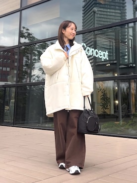 「アイテム（その他アウター）」を使った、ainoさん（レディース・156cm）の秋コーディネート