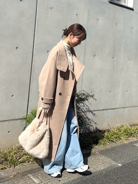 「冬の注目アウター」｜ainoさん（レディース・156cm）の秋コーディネート