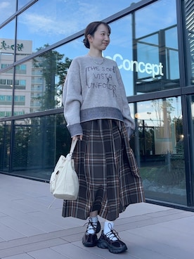 ainoさん（骨格ウェーブ・レディース・156cm）の秋コーディネート