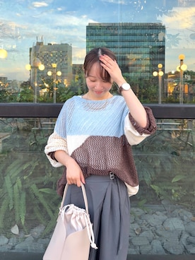 「SENSEOFPLACE」｜「アイテム（アクセサリー）」を使った、ainoさん（レディース・156cm）の秋コーディネート