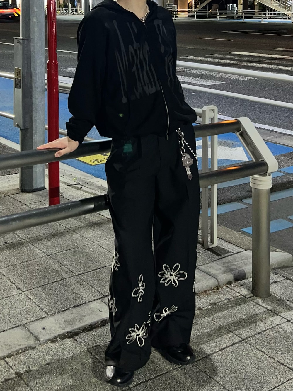パンツ ajouter flow flower embroidery slacks ajouter flow】flower embroidery slacks | [公式]LEAD PROJECT