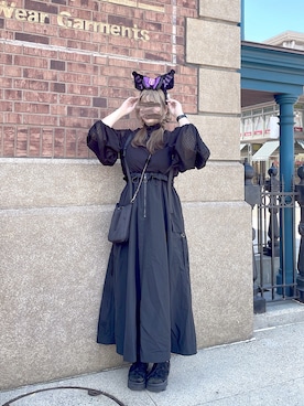 「H&M（エイチ・アンド・エム）のアイテム（シャツ/ブラウス）」を使った、nerimonochanさん（レディース・160cm）の夏コーディネート
