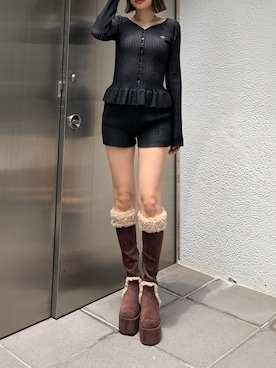 李 相美さん(レディース・162cm)の秋コーディネート