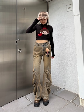 李 相美さん(レディース・162cm)の夏コーディネート