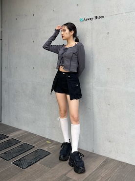 李　相美さん（レディース・162cm）の冬コーディネート