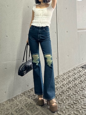 李 相美さん(レディース・162cm)の春コーディネート