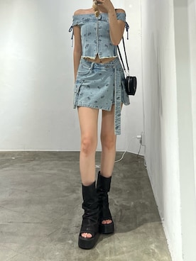 李　相美さん（レディース・162cm）の春コーディネート