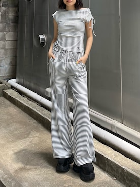 李 相美さん(レディース・162cm)の夏コーディネート