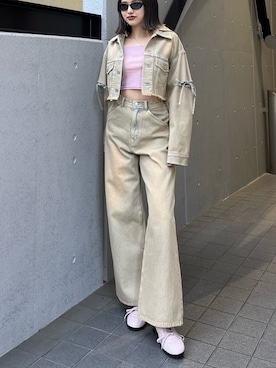 李　相美さん（レディース・162cm）の冬コーディネート