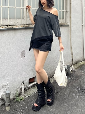 李　相美さん（レディース・162cm）の夏コーディネート