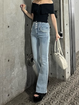 李 相美さん(レディース・162cm)の春コーディネート