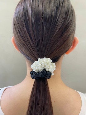 「ヘアゴム」｜　　Rinaさん（レディース・158cm）の春コーディネート
