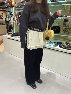 　　Rinaさん（レディース・158cm）の春コーディネート