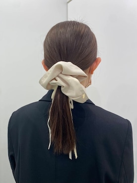 「ヘアアクセ」｜　　Rinaさん（レディース・158cm）の春コーディネート