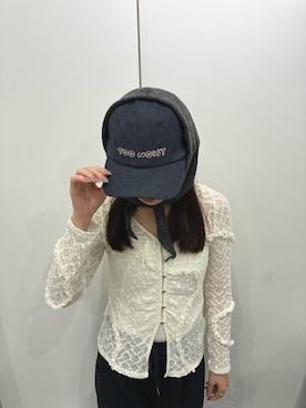 「アイテム（バンダナ/スカーフ）」を使った、　　Rinaさん（レディース・158cm）の秋コーディネート