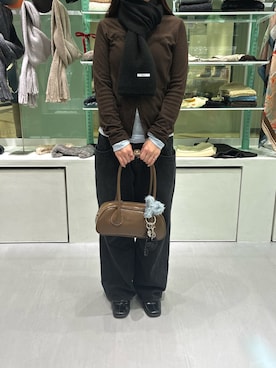 「リング」｜「アイテム（パンツ）」を使った、　　Rinaさん（レディース・158cm）の秋コーディネート