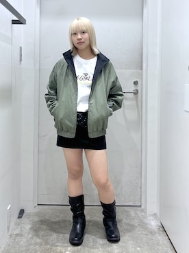 さあやさん（レディース・154cm）の冬コーディネート