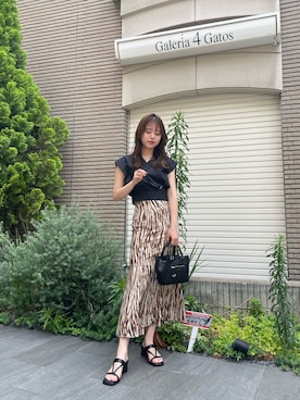 松井みゆさん（レディース・165cm）の春コーディネート