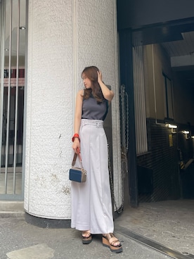 松井みゆさん（レディース・165cm）の夏コーディネート