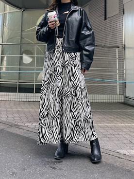 松井みゆさん（レディース・165cm）の春コーディネート