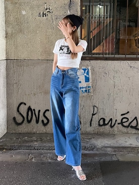 松井みゆさん（レディース・165cm）の夏コーディネート