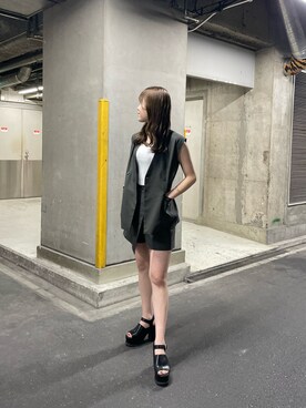 松井みゆさん（レディース・165cm）の春コーディネート