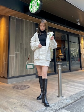 松井みゆさん(レディース・165cm)の冬コーディネート