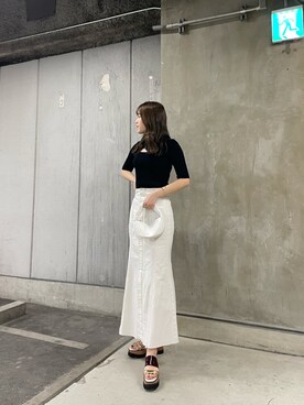 松井みゆさん（レディース・165cm）の春コーディネート