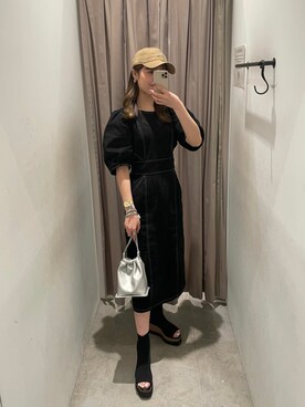 松井みゆさん（レディース・165cm）の春コーディネート