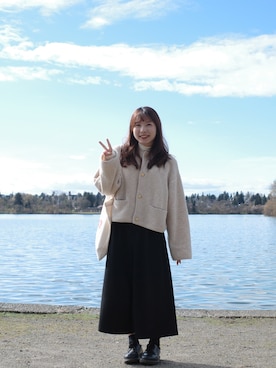 「ORCIVAL（オーシバル）のアイテム」を使った、Eileen 🐯さん（レディース・155cm）の春コーディネート