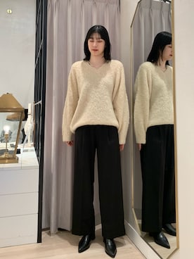 「大人可愛い、秋」｜moeさん（レディース・168cm）の秋コーディネート