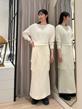moeさん（レディース・168cm）の春コーディネート