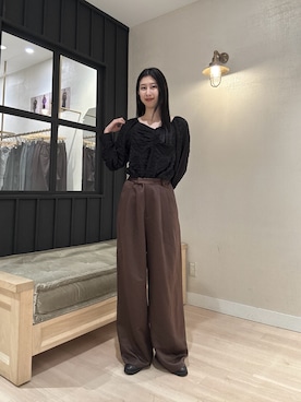 moeさん（骨格ナチュラル・レディース・169cm）の秋コーディネート