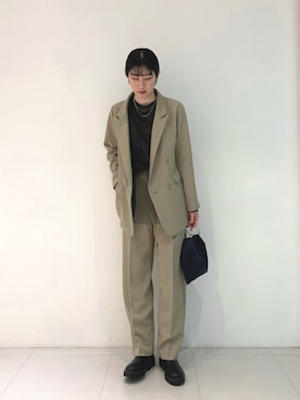 moeさん（レディース・168cm）の冬コーディネート